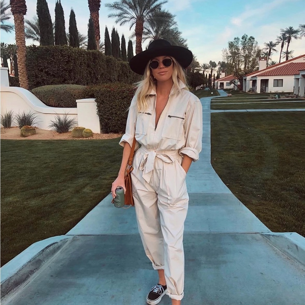 Posse Cream Jumpsuit